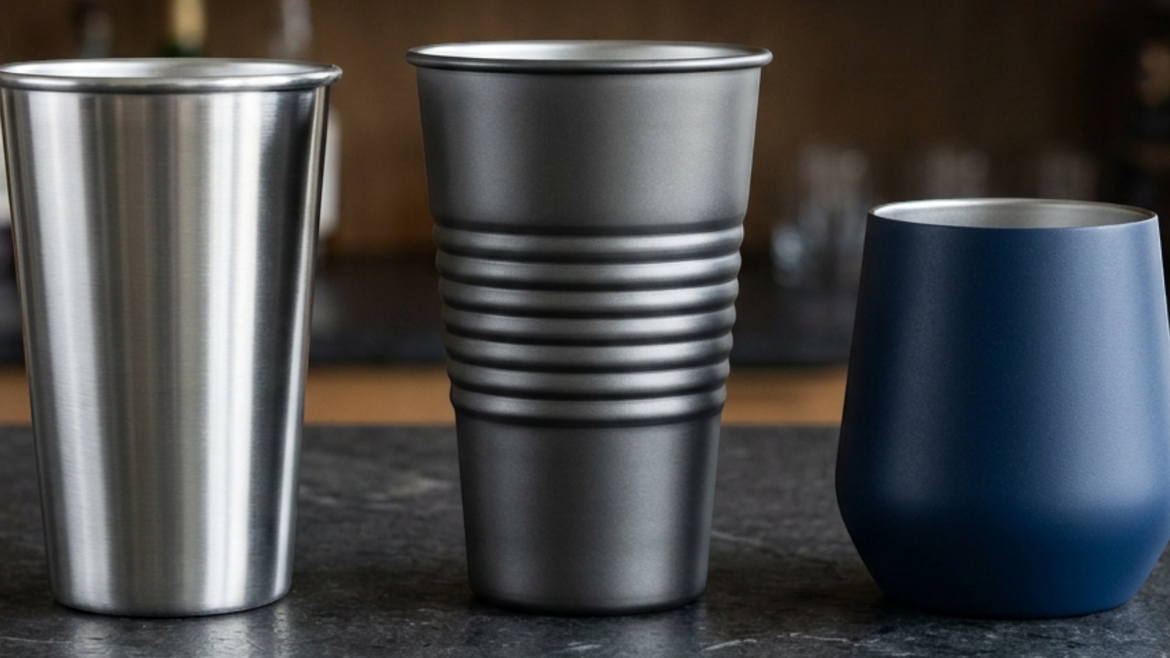 Btykd Single-Wall Stainless Steel Beer Cups